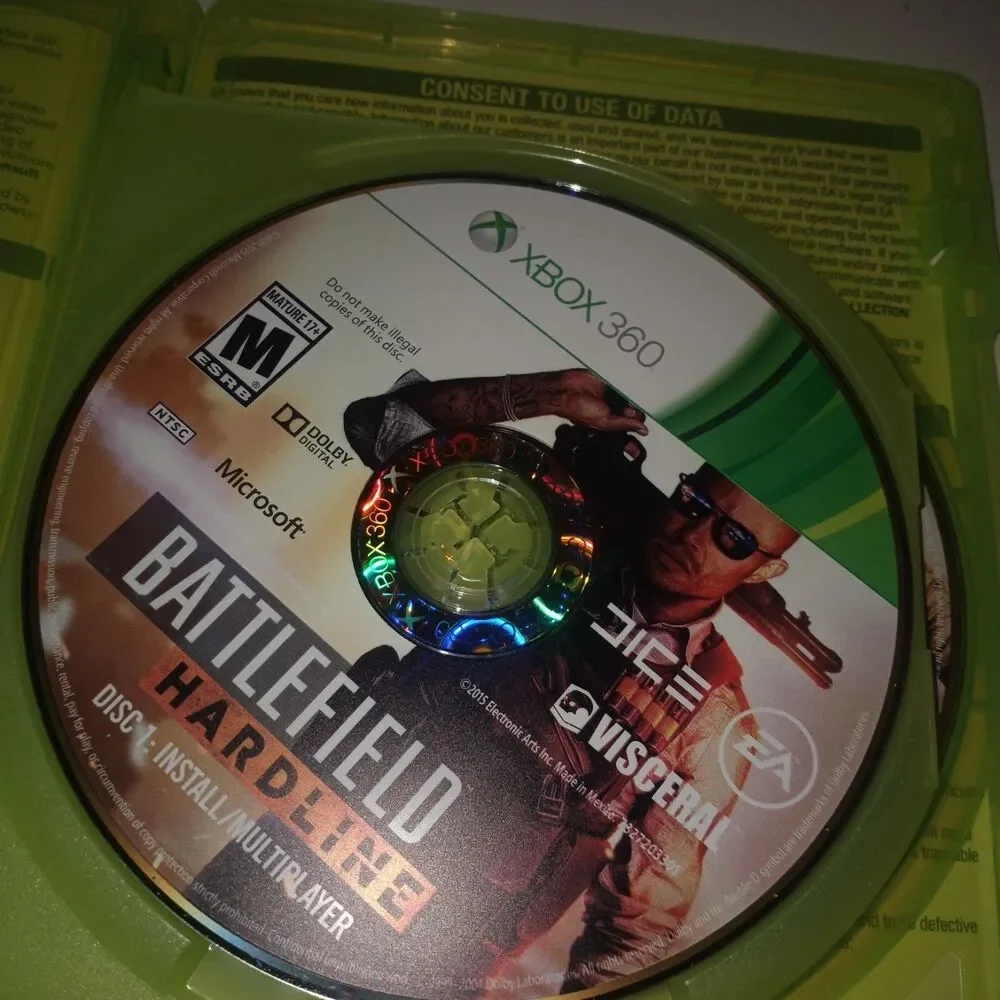 Battlefield: Bad Company and Battlefield Hardline (Microsoft Xbox 360, 2008)